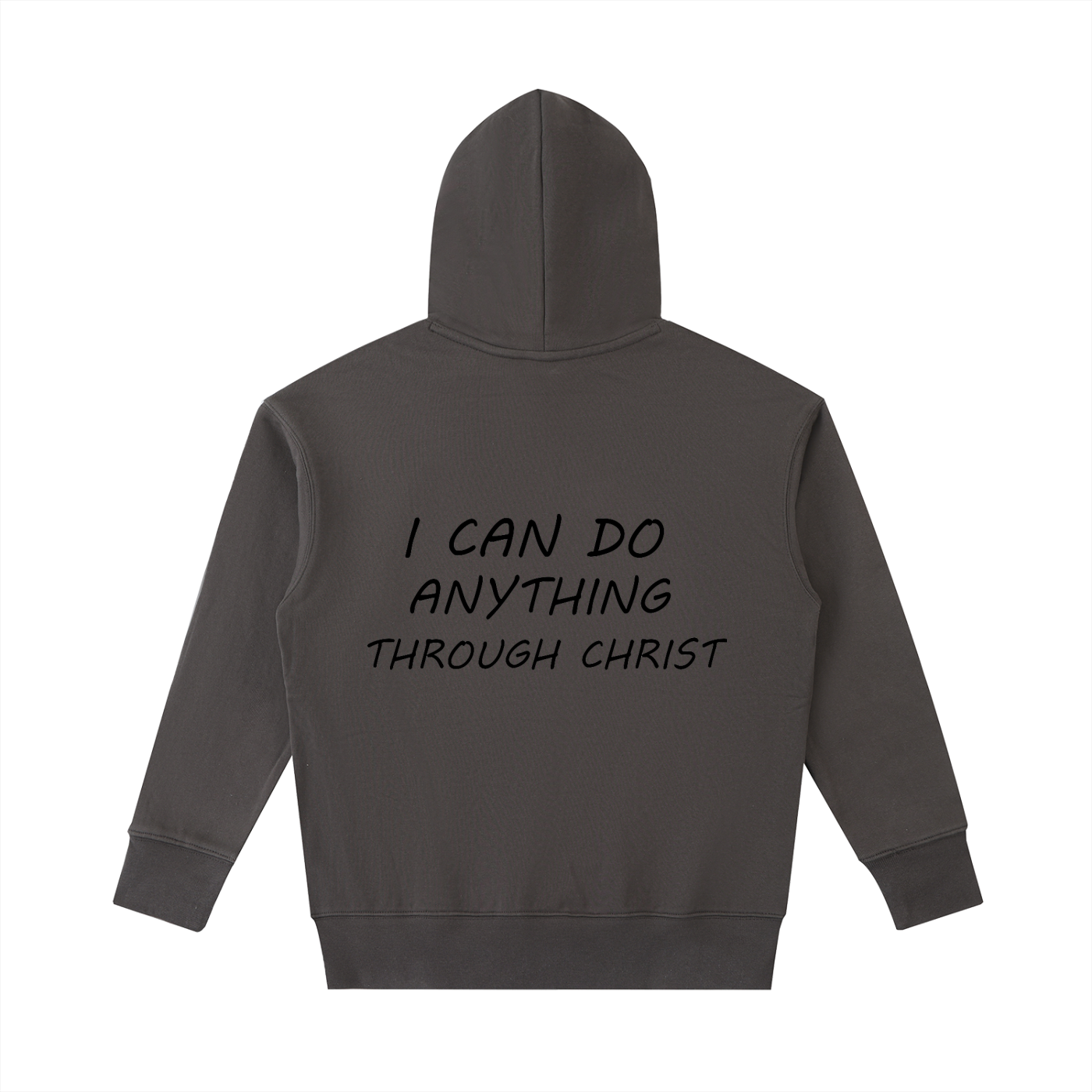 i can do anything through Christ Heavyweight Cotton Hoodie